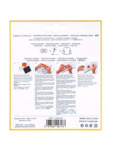 MOLDES PARA AFIELTRADO FORMAS DMC