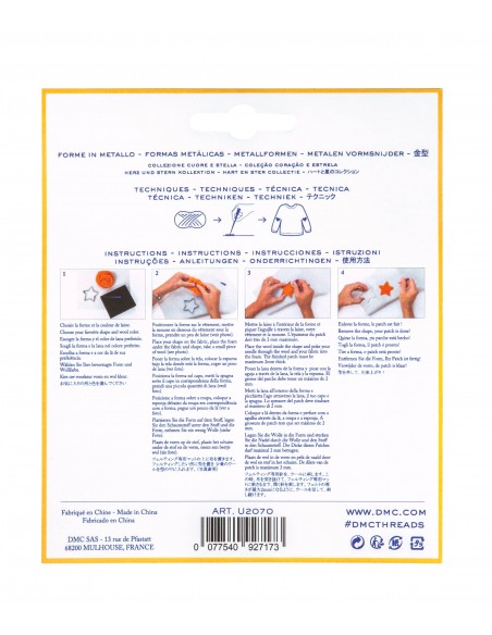 MOLDES PARA AFIELTRADO FORMAS DMC