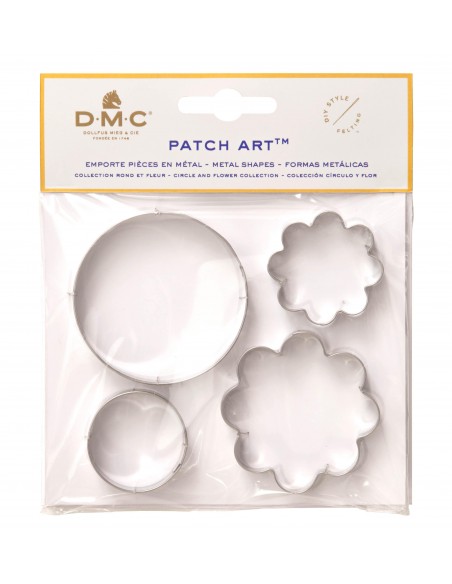 U2073-U2073-DMC_PatchArt formine fiore-tondo fronte