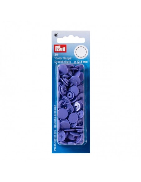 BROCHE SNAP MALVA PRYM 12.4 mm, blister 30 u