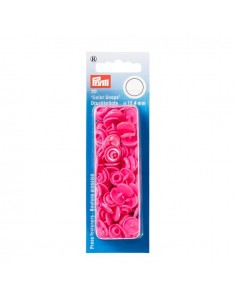 BROCHE SNAP FUCSIA PRYM...