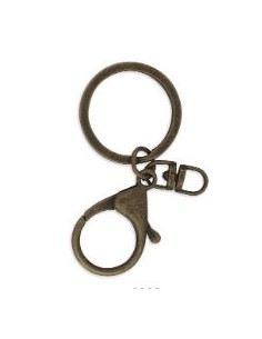 LLAVERO CON MOSQUETÓN Y ANILLA 2