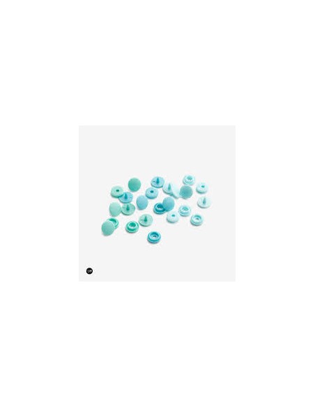 BROCHE SNAP SURTIDOS PRYM 9 mm, blister 30 u Surtido Verdes-Azules