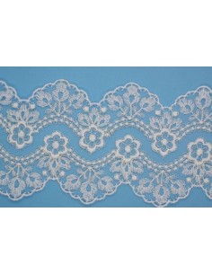 ENTREDOS TUL BORDADO BLANCO...