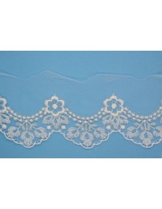 PUNTILLA DE TUL BORDADO EN...