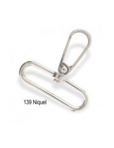 MOSQUETÓN PLATEADO 5 CM