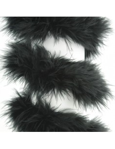 MARABOU PELO LARGO NEGRO