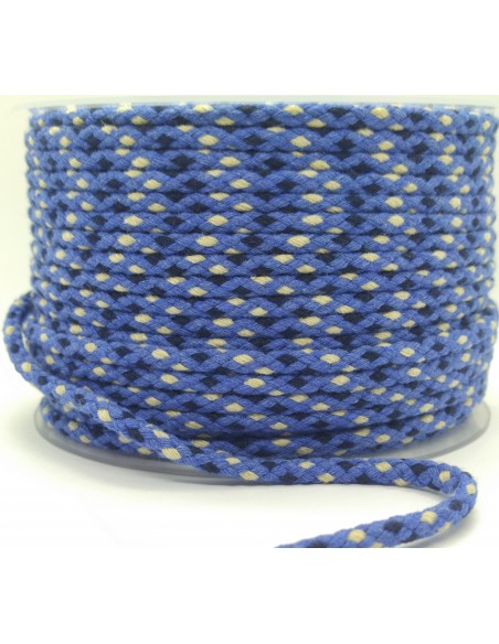 CORDÓN MULICOLOR DE ALGODÓN 6mm