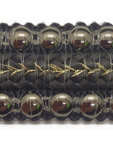 GALÓN CUERO CON TACHAS