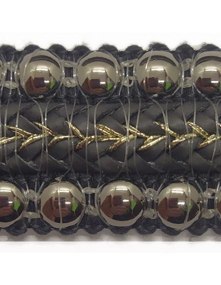 GALÓN CUERO CON TACHAS