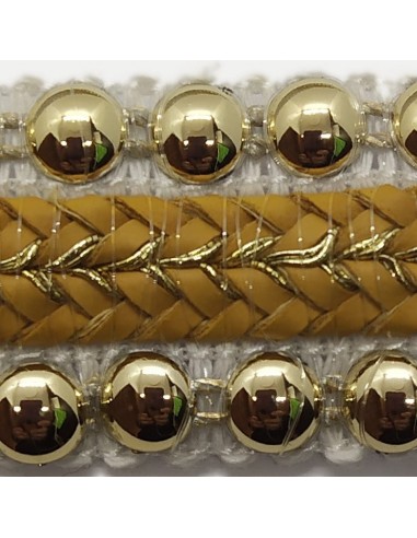 GALÓN CUERO CON TACHAS