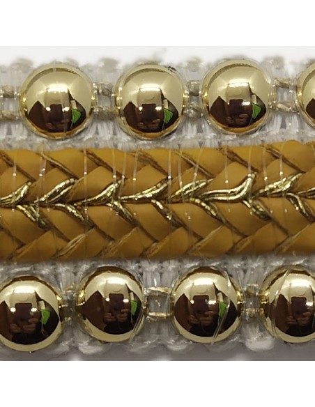 GALÓN CUERO CON TACHAS