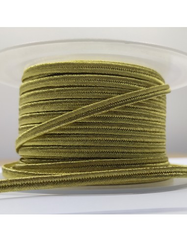 SOUTACHE METALIZADO DORADO 4MM