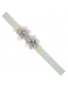 CINTA GRIS DE PELO PARA...