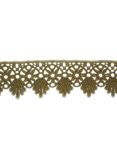 PUNTILLA GUIPUR METALIZADA...