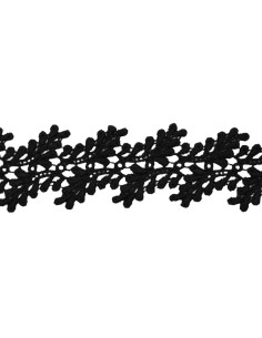 GUIPUR NEGRO ENTREDOS 4CM