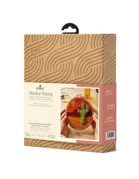 KIT DE PUNCH NEEDLE - DESIERTO - DMC