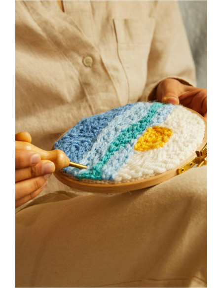 KIT DE PUNCH NEEDLE - AMANECER - DMC