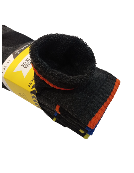 PACK 3 PARES CALCETINES WORKER ALGODÓN