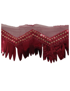 GALÓN TUL BORDADO FLECO DE...