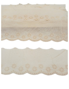 TIRA BORDADA BEIG FLOR