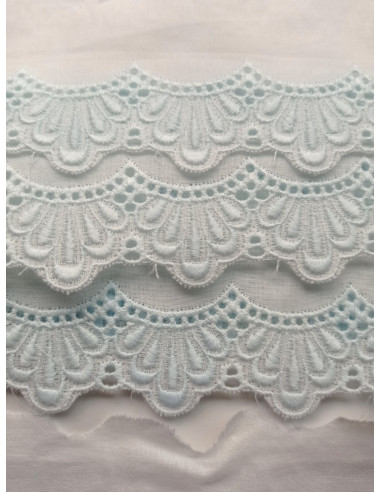 TIRA BORDADA BLANCA TERMINACIÓN...