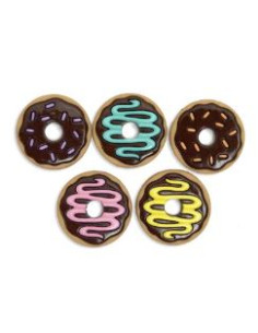 PACK DE  5 BOTONES DONUT PARTY
