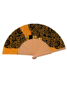 ABANICO DE MADERA DE PERAL...
