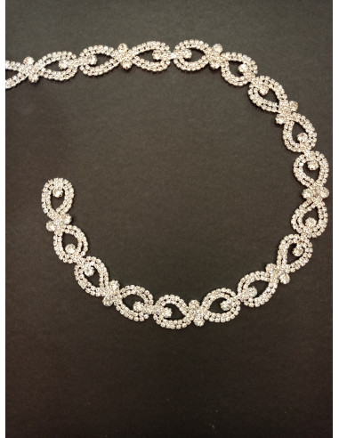 TIRA DE  STRASS, FORMA DE OCHOS,...