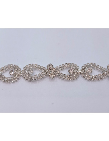 TIRA DE  STRASS, FORMA DE OCHOS,...