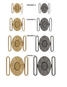 HEBILLA DE METAL OVALADA