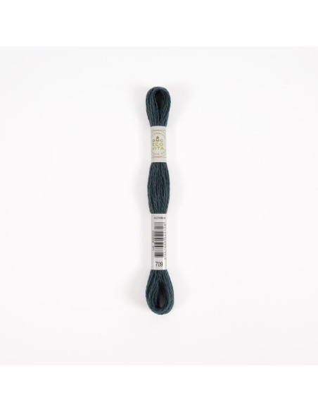 Hilo de lana eco vita orgánica teñida con tintes naturales
