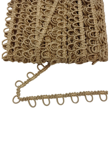 PASAMANERIA CON BOTONERA DE GOMA FINA