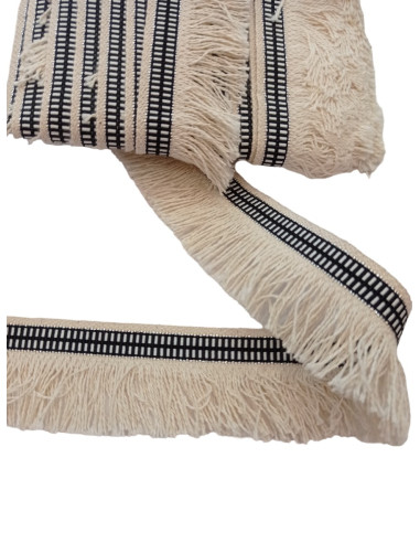 FLECO ALGODÓN CON GALÓN 1 CM FLECO ALGODÓN CON GALÓN 1 CM