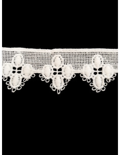 ENCAJE DE GUIPUR BLANCO 28mm 2