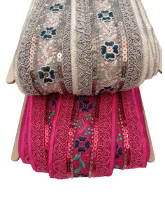 GALÓN BORDADO  ROCALLA 64mm