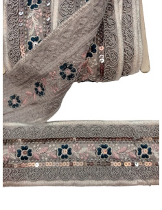 GALÓN BORDADO  ROCALLA 64mm 2