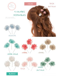 PACK DE 3 FLORES CON PINCHO...