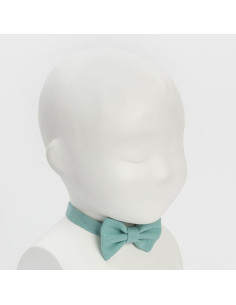 Pajarita de lino para bebé...