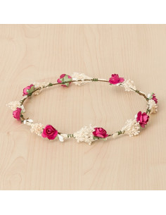 CORONA FLORAL CON ROSITAS... 2