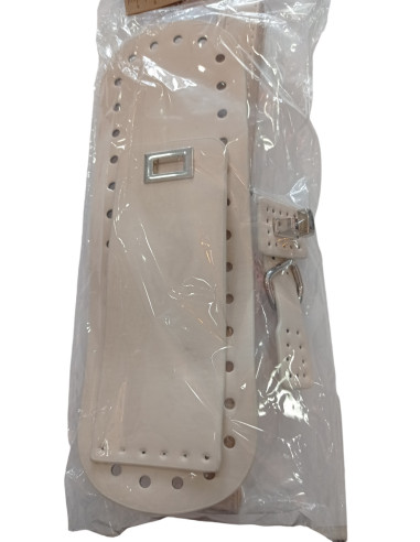 JUEGO BOLSO POLIPIEL  BEIGE 5 PCS.- 1...