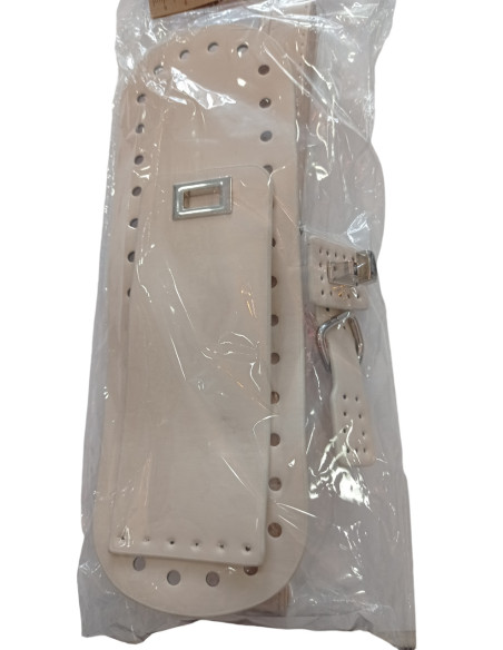 JUEGO BOLSO POLIPIEL  BEIGE 5 PCS.- 1 JUEGO