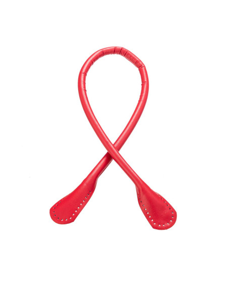 Par de asas de poliel de 60cm troquelada para coser. 1 PAR