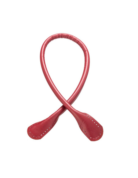 Par de asas de poliel de 60cm troquelada para coser. 1 PAR