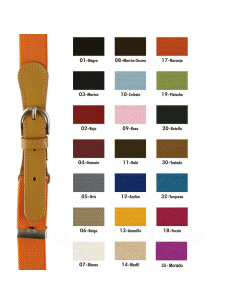 CINTURÓN NIÑ@ LISO 25 mm