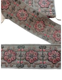 GALON DE FLORES  ROSAS...