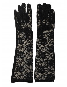 PAR GUANTES BLONDA NEGRO...