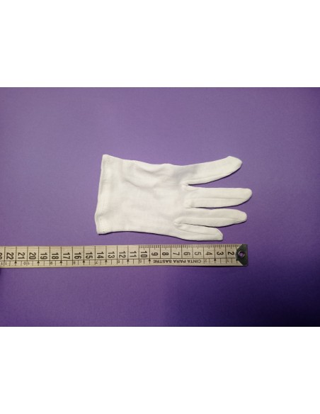 GUANTES 14CM ALGODÓN par (niños pequeñitos)