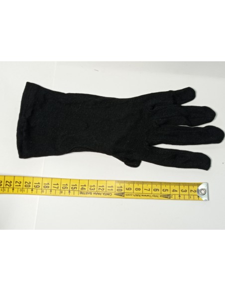 GUANTES 21CM ALGODÓN negro (S)