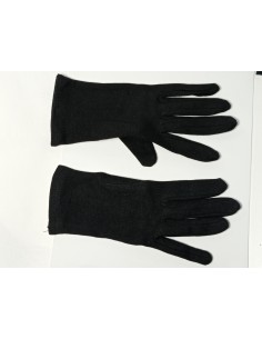 GUANTES 21CM ALGODÓN negro (S) 2